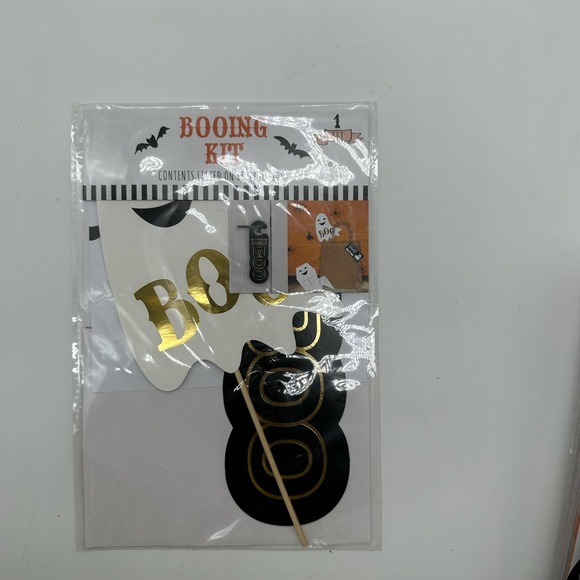 NIP New Set of 15 Booing Kit Halloween Decor Craft Ghost Boo - Picture 2 of 4